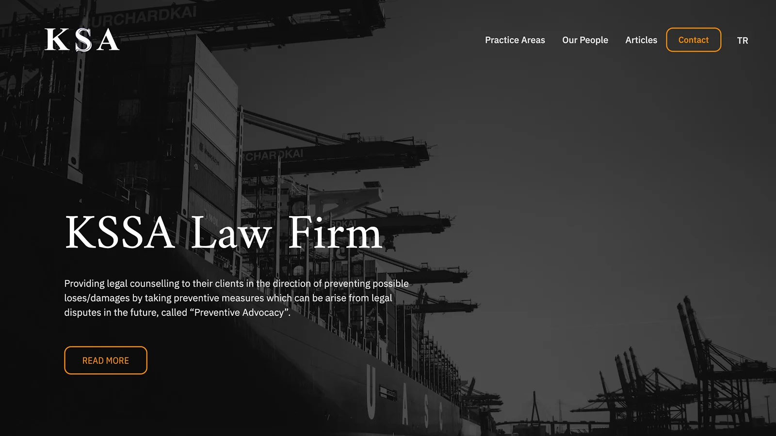 KSSA Law — homepage slice 1