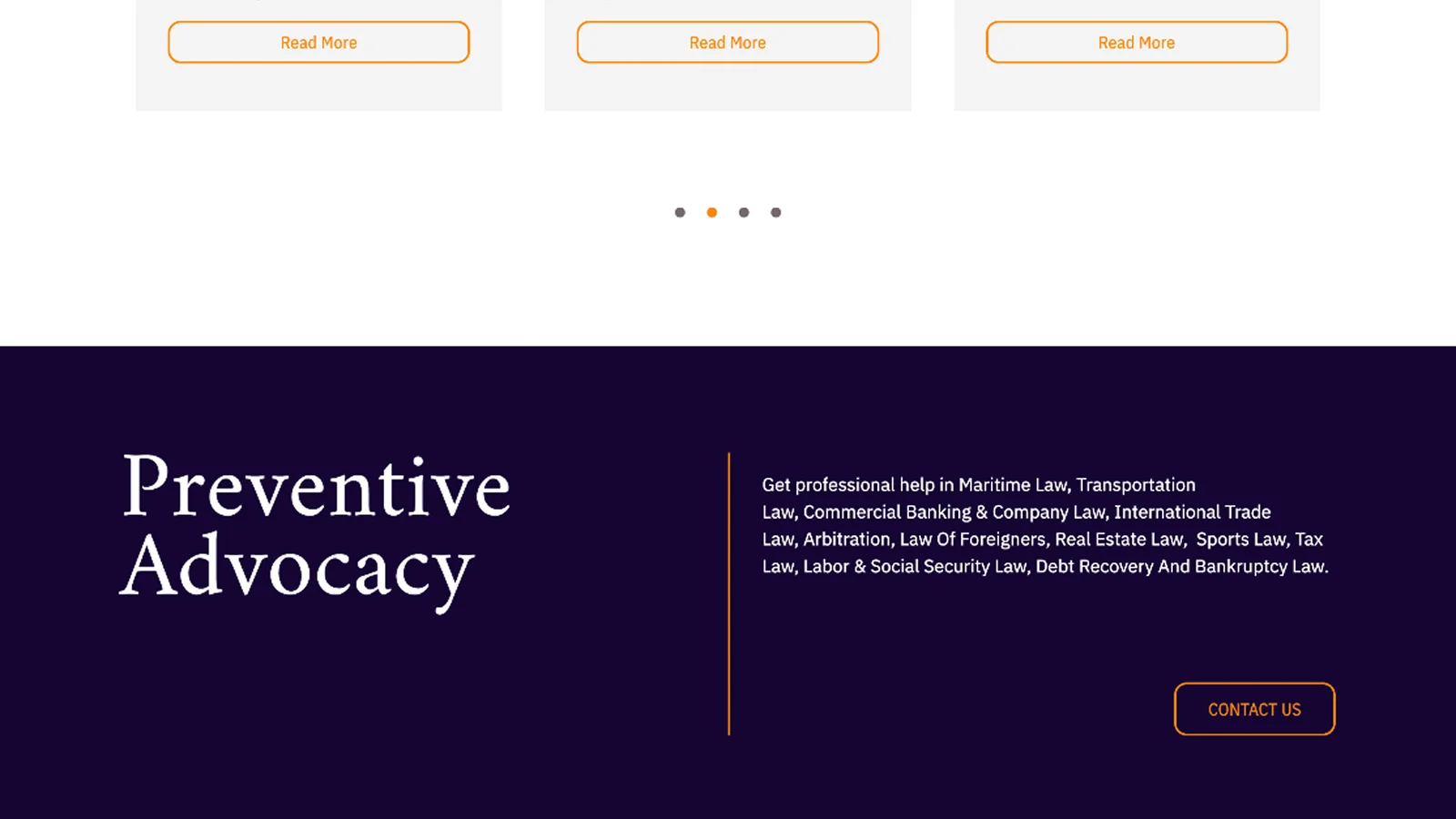 KSSA Law — homepage slice 6