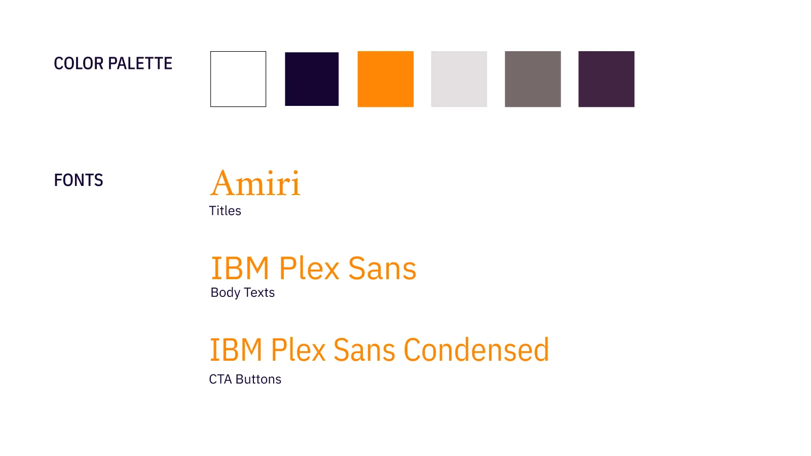 KSSA Law — colour palette