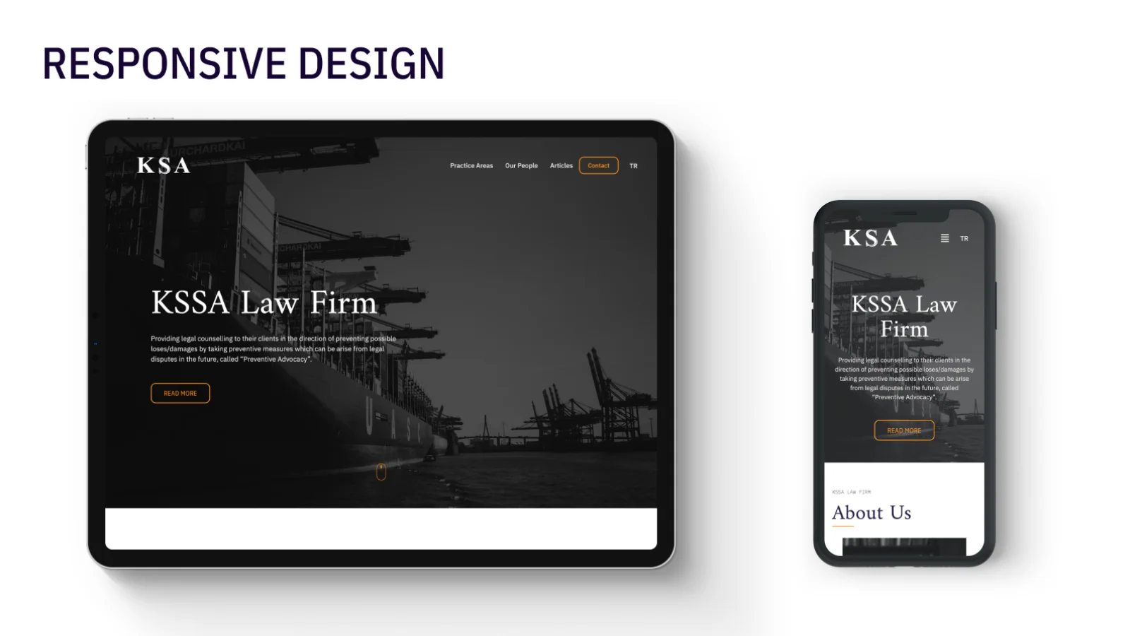 KSSA Law — responsive deisng overview