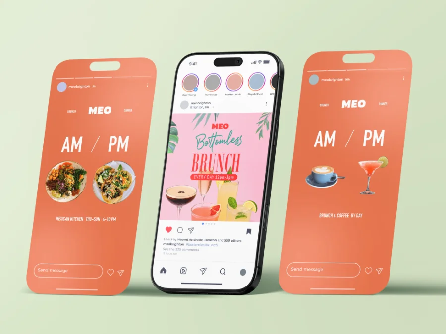 MEO - social media and ads design