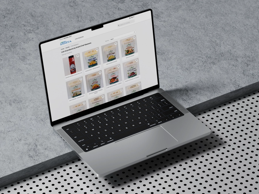 Sanita — E-commerce setup