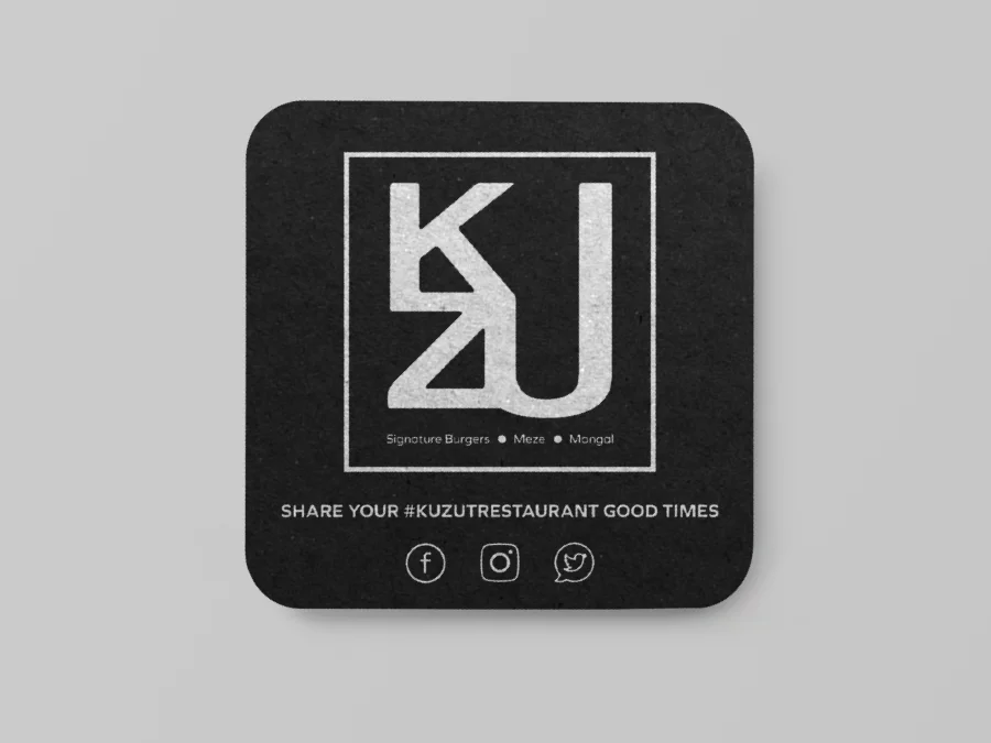 KU-ZU Takeaway - coaster design