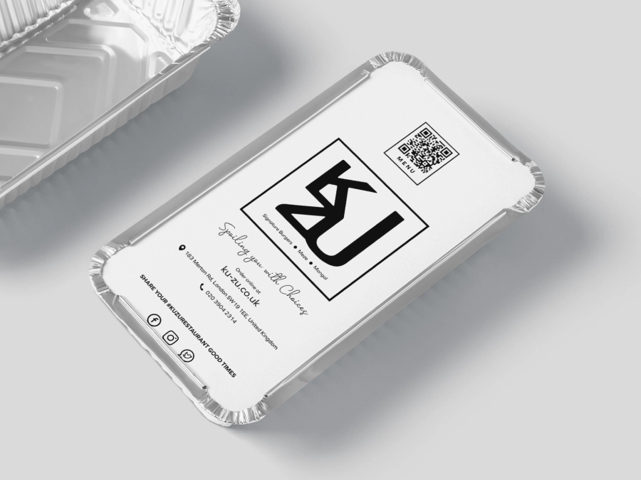 KU-ZU Takeaway - foil design