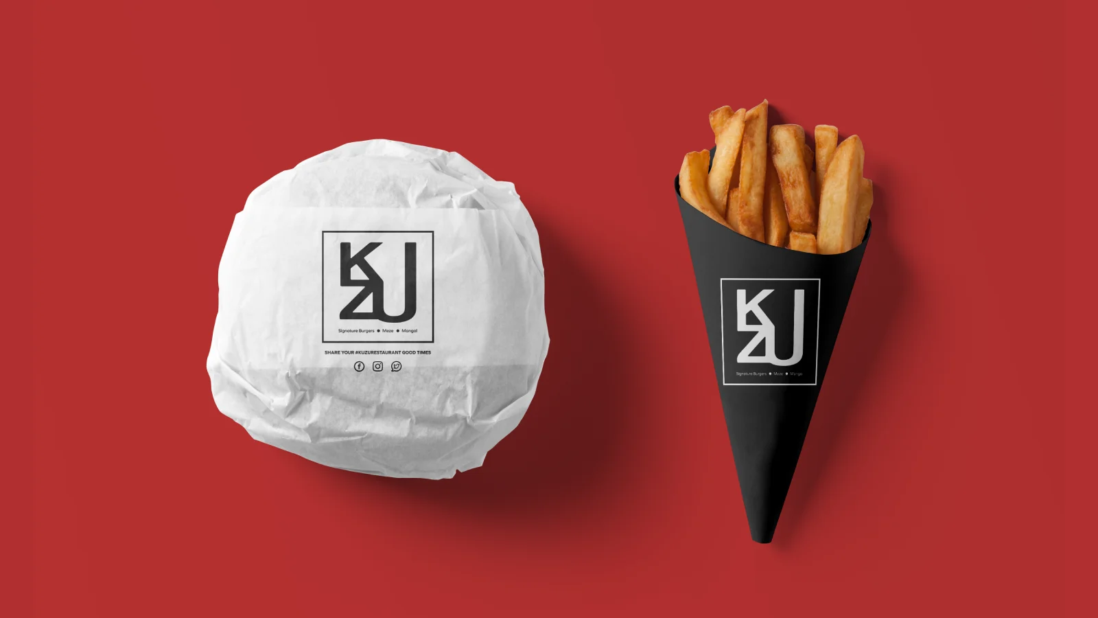 KU-ZU Takeaway - packaging design 1