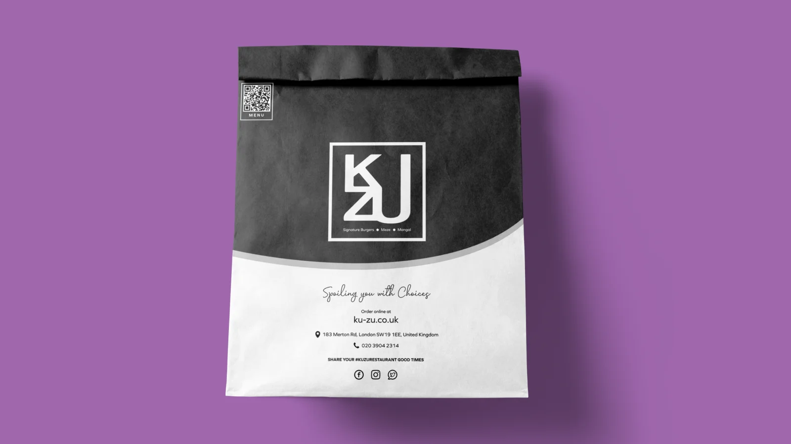 KU-ZU Takeaway - packaging design 3